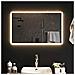 Specchio Da Bagno Con Luci Led 80x50 Cm - Foto miniatura 6