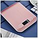 Bilancia Da Cucina Digitale Ricaricabile Con Batterie Incluse - Oro Rosa 10 Kg / 1 G - Foto miniatura 4