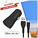 Caricatore Per Accendisigari 2 Usb 17w 3.4a Hardcase Con Cavo Lightning A Usb, Nero - Foto miniatura 2