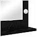Specchio da Vanità con specchio Rovere Nero 80 x 45 x 18 cm - Foto miniatura 6