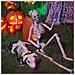 Decorazione Halloween: scheletro con cane 2 pcs Bianco 155 cm - Foto miniatura 3
