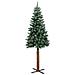 Lusso Casadino -  Albero Di Natale Sottile Con Legno Vero E Neve Verde 180 Cm - Foto miniatura 2