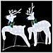 Renne LED 2 pcs Bianco Freddo Tessuto - Foto miniatura 5