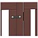 Cancello Cani Porta Pieghevole Marrone 9 Pannelli 450cm Pioppo - Foto miniatura 7