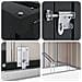 Capanno per Biciclette 3 pcs Antracite 215 x 206 x 157 cm - Foto miniatura 9