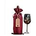 Confezione Da 12 Sacchetti Di Iuta Con Coulisse - Sacchetti Regalo Rustici Per Bottiglie Da 750ml Red - Foto miniatura 4
