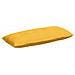 Cuscino per Schiena Giallo Chiaro 120 x 50 cm Tessuto in Cords - Foto miniatura 1