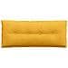Cuscino per Schiena Giallo Chiaro 120 x 50 cm Tessuto in Cords - Foto miniatura 6