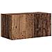 Set di Mobiletto da TV a Parete 4 pcs Legno vecchio - Foto miniatura 5