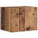 Set di Mobiletto da TV a Parete 4 pcs Legno vecchio - Foto miniatura 6