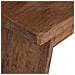 Pouf Naturale 40 x 25 x 31 cm Legno di Mogano - Foto miniatura 7