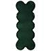 Specchio Con Cornice Onde 4-verde-mdf-58x4x160 Cm - Foto miniatura 6