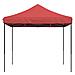 Tenda Party Borgogna 292 x 292 x 315 cm Tessuto Oxford - Foto miniatura 3