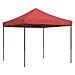 Tenda Party Borgogna 292 x 292 x 315 cm Tessuto Oxford - Foto miniatura 6