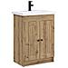 Set di mobili per il bagno Rovere Artigianale 56 x 37,5 x 81 cm - Foto miniatura 1