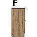 Set di mobili per il bagno Rovere Artigianale 56 x 37,5 x 81 cm - Foto miniatura 5