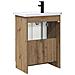Set di mobili per il bagno Rovere Artigianale 56 x 37,5 x 81 cm - Foto miniatura 6