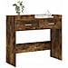 Tavolo consolle Rovere Fumo 90 x 35 x 80 cm - Foto miniatura 2