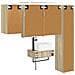 Set di mobili per il bagno 5 pcs Rovere Sonoma - Foto miniatura 7