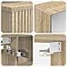 Set di mobili per il bagno 5 pcs Rovere Sonoma - Foto miniatura 8