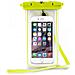 Cust Impermeabile Smartphones Up To 5.1'' con chiusura rigida e laccetto IPX8 - VERDE - Foto miniatura 1
