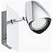 93672 Corbera Faretto 1x3w Gu10-led Acc / plas. Cromo Con Interrut. - Foto miniatura 1
