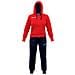 Tuta Lady Completo Di Giacca A Manica Lunga E Pantalone Di Colore Rosso / blu Taglia Xs - Foto miniatura 1
