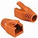 IWP-CBOOT-ORA8 - Copriconnettore per Plug RJ45 Cat. 6 8mm Arancione - Foto miniatura 3