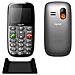 GL390 Senior Phone Dual SIM 2.2" Slot MicroSD Bluetooth con Tasti Grandi + SOS Fotocamera Colore Grigio - Italia - Foto miniatura 1