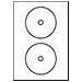 Zweckform L7676-100 Conf 200 Etichette Per Cd / dvd Diametro 117 Mm Autoadesive Bianco Opaco - Foto miniatura 2