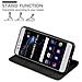 Custodia Compatibile Con Huawei P10 Lite In Nero Di Notte - Coperchio Protettiva Con Chiusura Magnetica, Funzione Stand E Tasca Per Le Carte - Foto miniatura 5