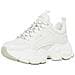 Scarpe Donna Buffalo Binary Vegan Sneaker Zeppa Bianco Ds21bf03 Bn16304481 - Foto miniatura 1