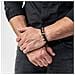Bracciale in Pelle da Uomo, ""Spirit"", 17cm, Oro - Foto miniatura 3