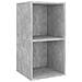 Mobile TV da Parete Grigio Cemento 37x37x72cm Legno Multistrato - Foto miniatura 1