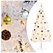 Albero di Natale Preilluminato con Palline Bianco 180 cm - Foto miniatura 1