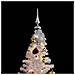 Albero di Natale Preilluminato con Palline Bianco 180 cm - Foto miniatura 3