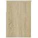 Panca Portascarpe Rovere Sonoma 60x30x45 cm in Truciolato - Foto miniatura 7