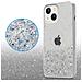 Cadorabo Custodia Compatibile Con Apple Iphone 13 Mini In Trasparente Con Glitter - Coperchio Protettivo In Silicone Tpu Flessibile Con Glitter Scintillanti - Foto miniatura 5