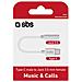 Sbs Teintjacktycfmw Cavo Per Cellulare Bianco 0,09 M 3.5mm Usb C - Foto miniatura 2