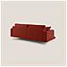 Dorian Divano Lineare Antimacchia T05 Rosso - Foto miniatura 3