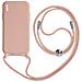 Cover Semirigida Per Iphone X / Xs Cordino Nylon 80 Cm Rosa Chiaro - Foto miniatura 1