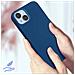 Cover Per Iphone 14 Plus In Silicone Semi-rigido Soft-touch Azzurra - Foto miniatura 2