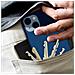 Cover Per Iphone 14 Plus In Silicone Semi-rigido Soft-touch Azzurra - Foto miniatura 4