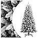Albero Di Natale Artificiale Con Neve Floccata 120 Cm Pvc E Pe - Foto miniatura 2