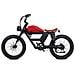El Camino - Nero E Rosso - 250w / 11ah - Bicicletta Elettrica Retrò - Fat Bike Elettrica Vintage - Foto miniatura 2