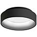 Lampada Soffitto Ziggy Nero D277xh83mm - Foto miniatura 1