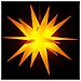 Luce Di Natale Con Led Pieghevole Gialla 43 Cm - Foto miniatura 2