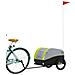Rimorchio Da Bici Nero E Verde 30 Kg In Ferro - Foto miniatura 3