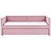 Letto Estraibile Velluto A Coste Mimizan 90 X 200 Cm Rosa - Foto miniatura 12