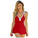 Costume Da Bagno Per Donna Pethuel Costume Intero Yy-0512-93 Rosso - Foto miniatura 1